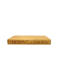 Black Toast Small Wooden Chopping Board