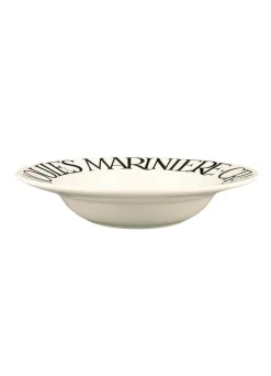 Black Toast Soup Plate