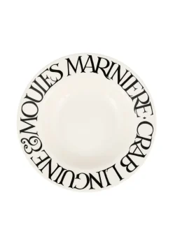 Black Toast Soup Plate