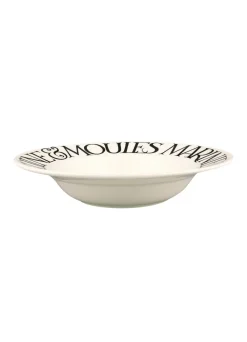 Black Toast Soup Plate