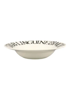 Black Toast Soup Plate