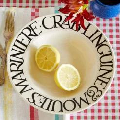 Black Toast Soup Plate