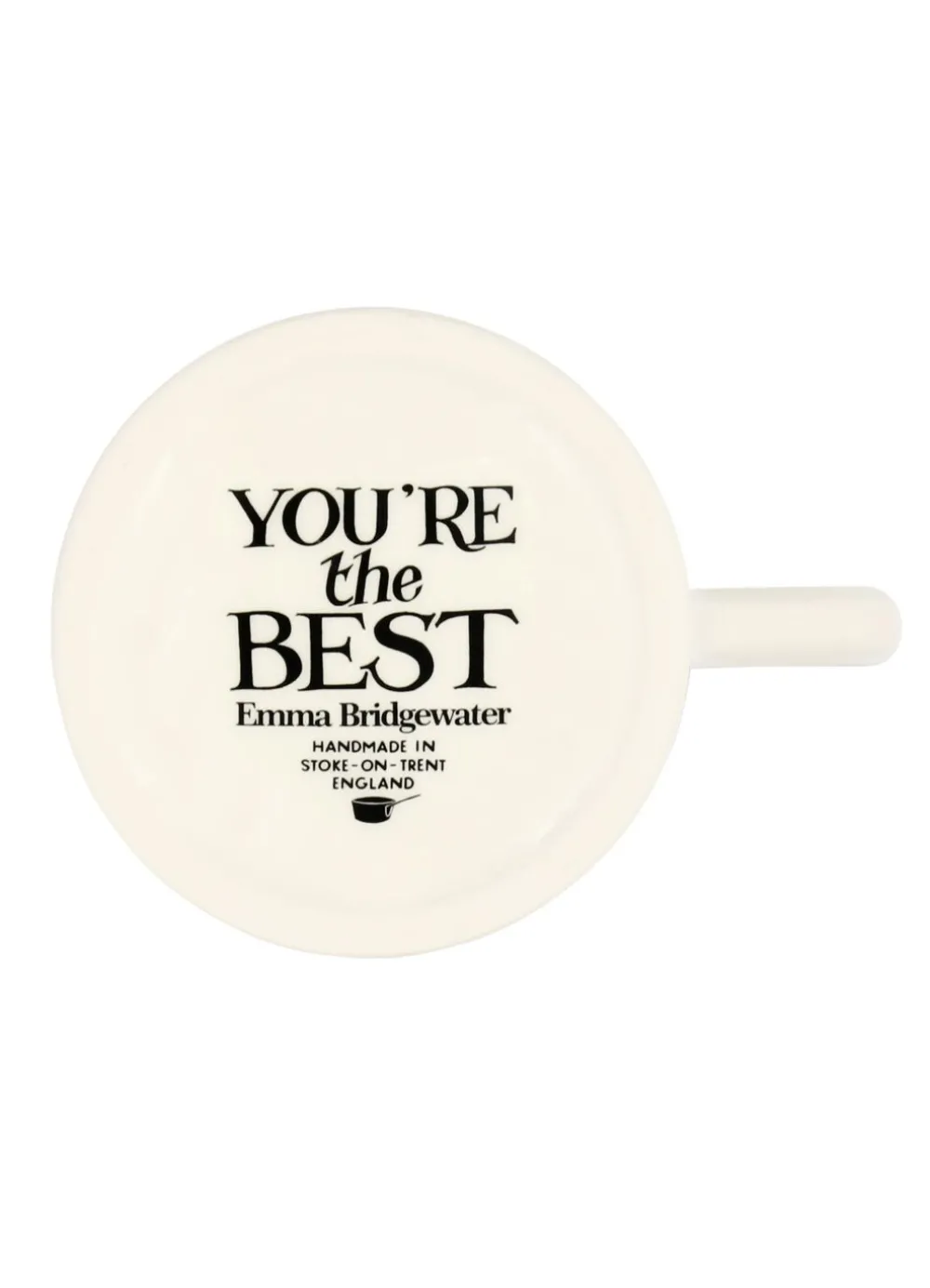 Black Toast Thank You 1/2 Pint Mug