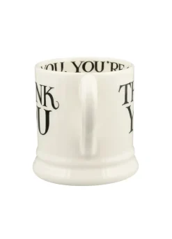 Black Toast Thank You 1/2 Pint Mug