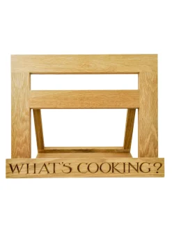 Black Toast Wooden Recipe Stand