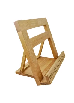 Black Toast Wooden Recipe Stand