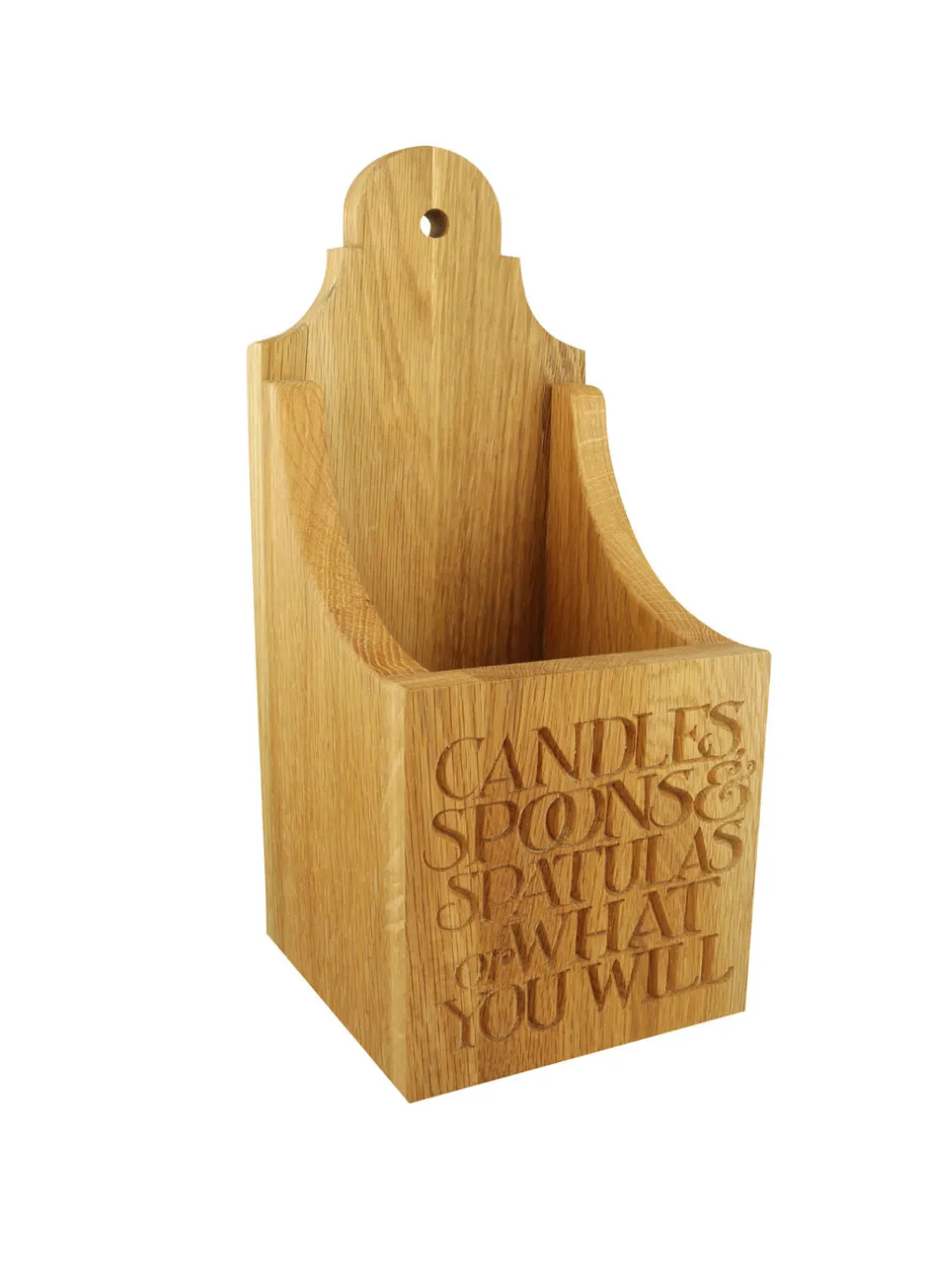 Black Toast Wooden Wall Hanging Storage Box