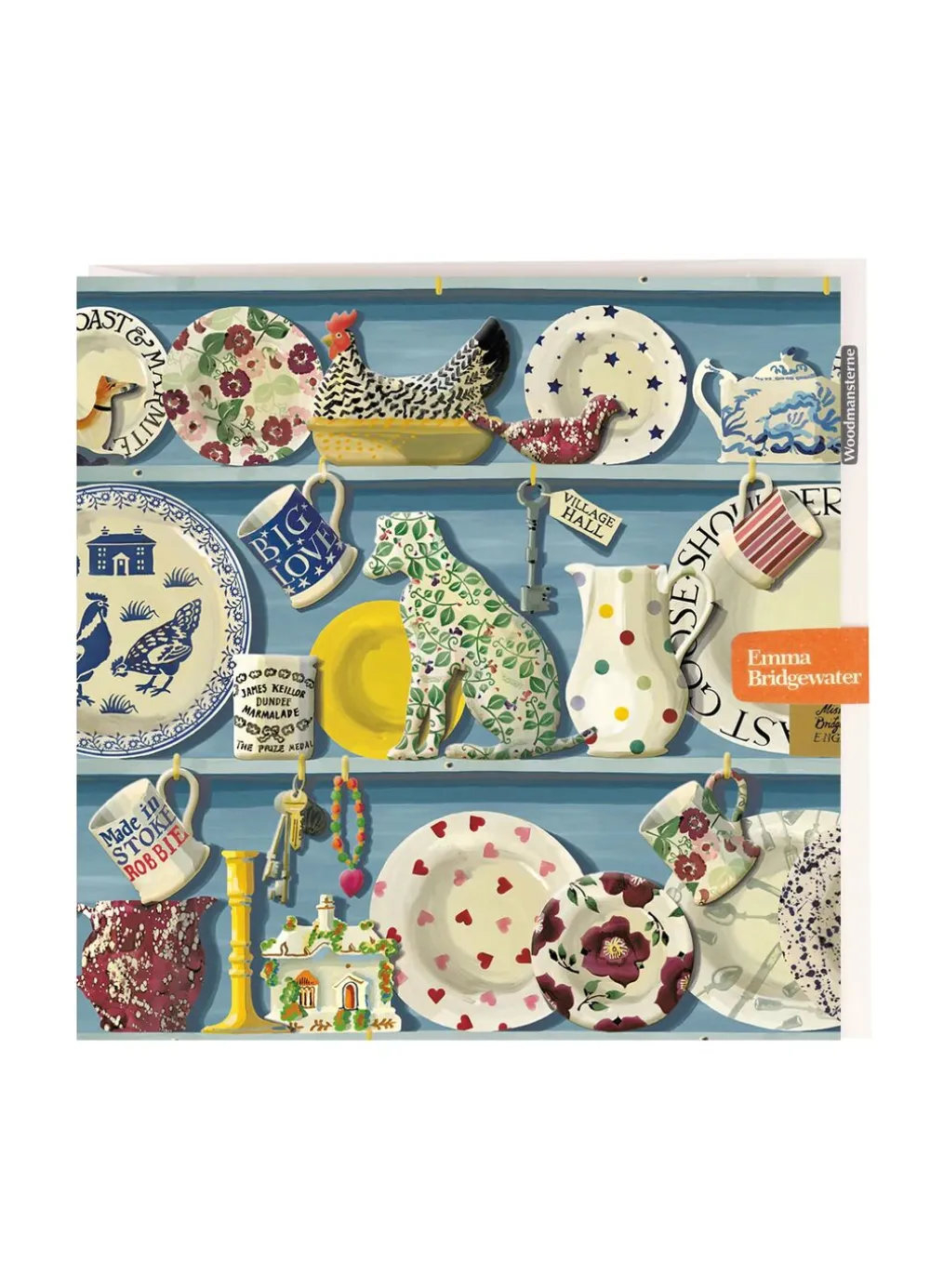 Blue Dresser Card