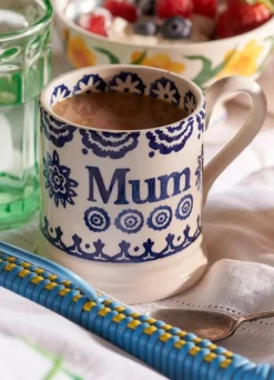 Blue Hen & Border Mum 1/2 Pint Mug