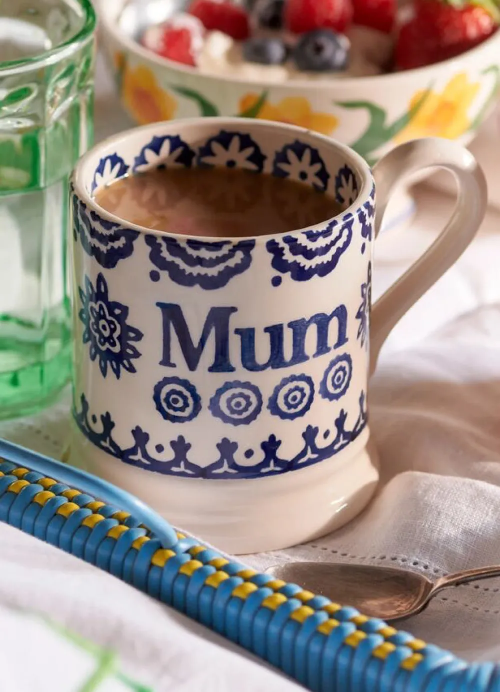 Blue Hen & Border Mum 1/2 Pint Mug