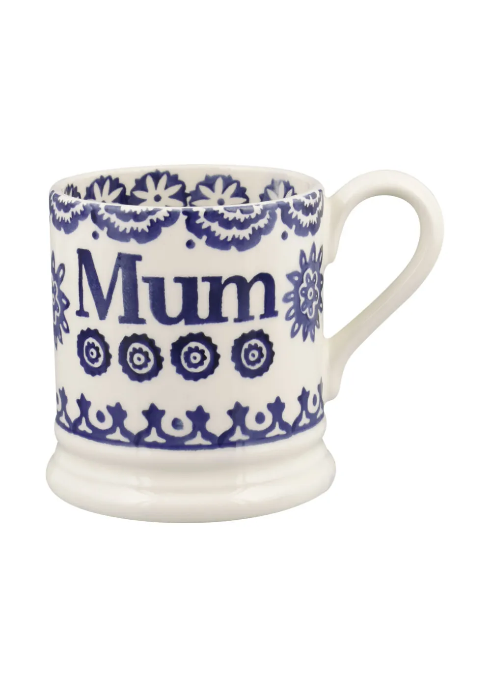 Blue Hen & Border Mum 1/2 Pint Mug