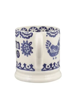 Blue Hen & Border Mum 1/2 Pint Mug