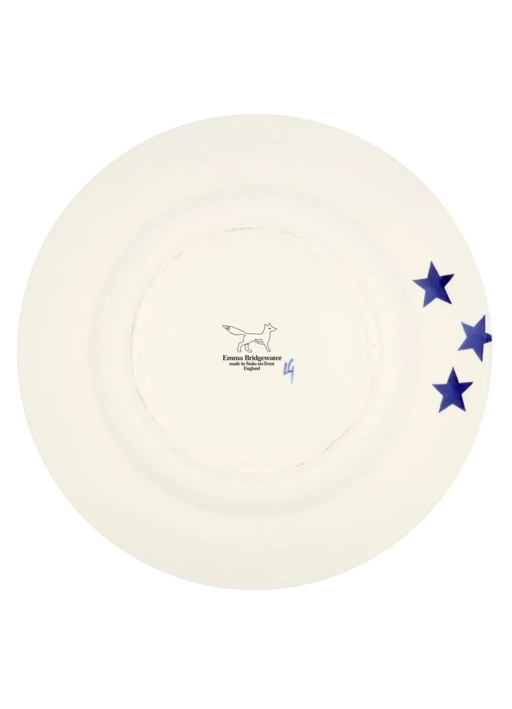 Blue Star Large Dinner Plate, 10.5 Inch
