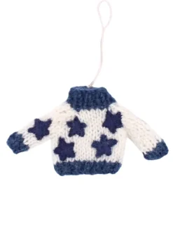 Blue Stars Jumper Decoration