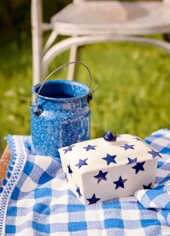 Blue Star Small Butter Dish