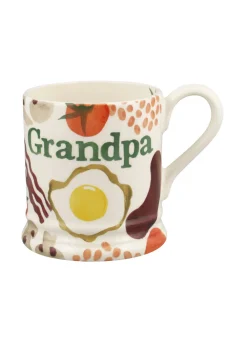 Breakfast Grandpa 1/2 Pint Mug