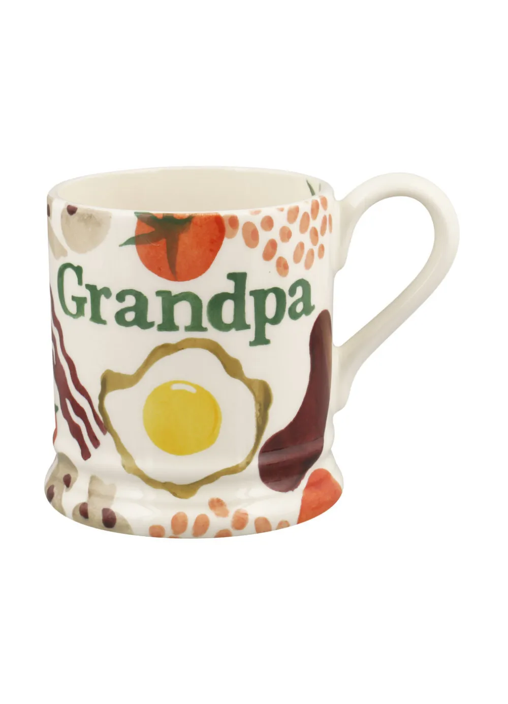 Breakfast Grandpa 1/2 Pint Mug