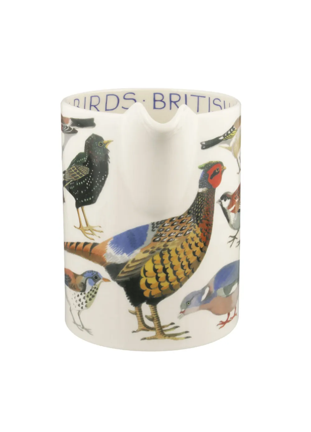 British Birds Large Straight Jug