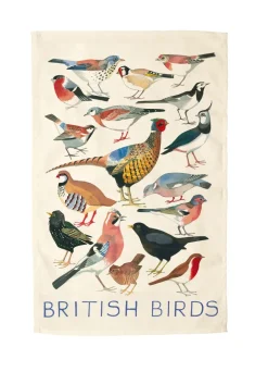 British Birds Tea Towel