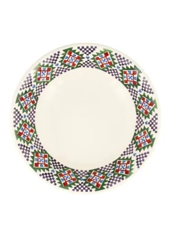 Christmas Quilt Large Dish