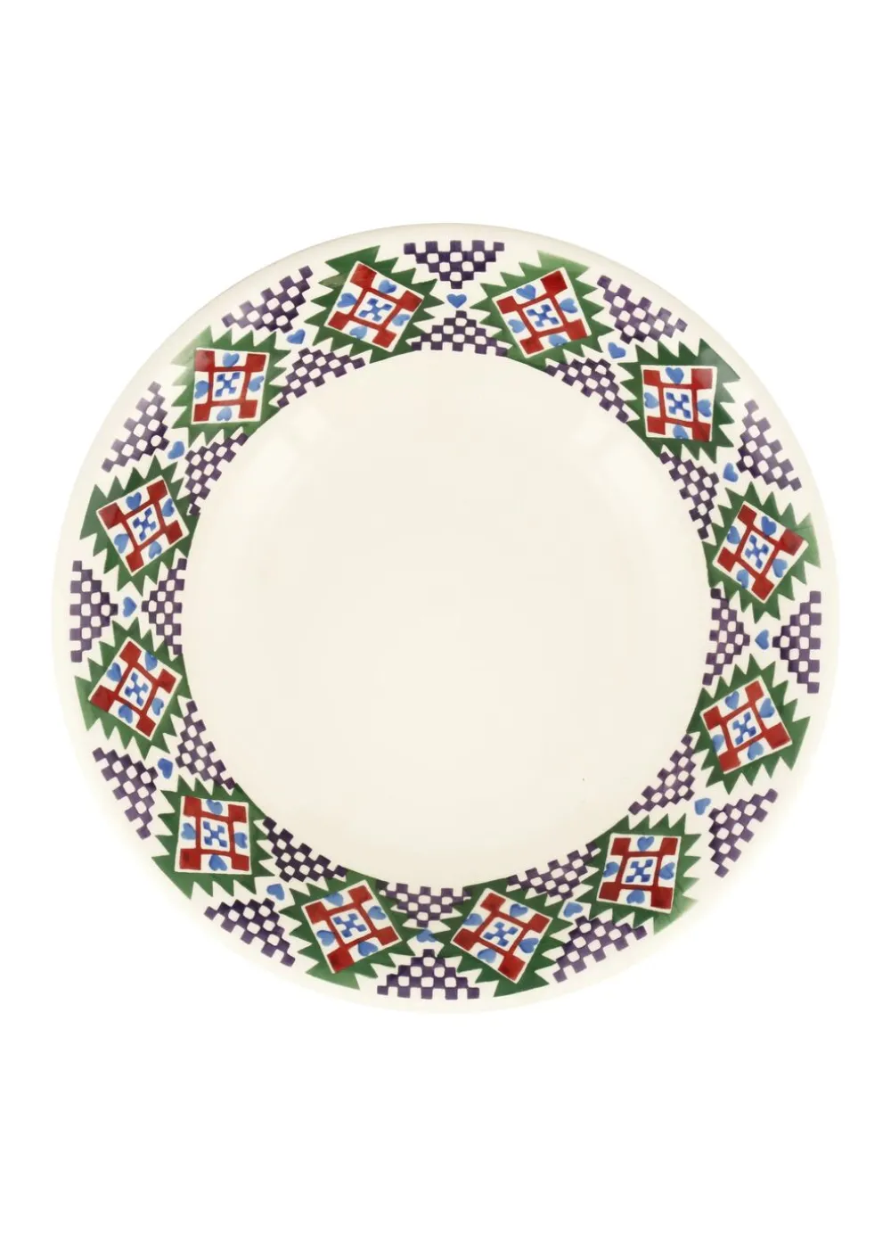 Christmas Quilt Large Dish
