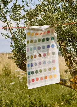 Colour Chips Tea Towel
