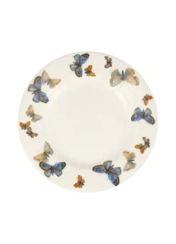 Common Blue Butterfly Medium Dinner Plate, 8.5 Inch