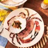 Crab Medium Dinner Plate, 8.5 Inch