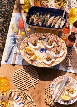 Crabs & Shrimps Medium Oval Platter