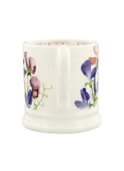 Flowers Sweet Pea Multi 1/2 Pint Mug