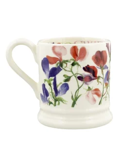 Flowers Sweet Pea Multi 1/2 Pint Mug