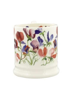 Flowers Sweet Pea Multi 1/2 Pint Mug