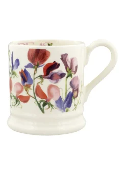 Flowers Sweet Pea Multi 1/2 Pint Mug