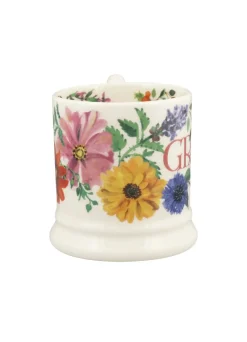 Garden Flowers Granny 1/2 Pint Mug