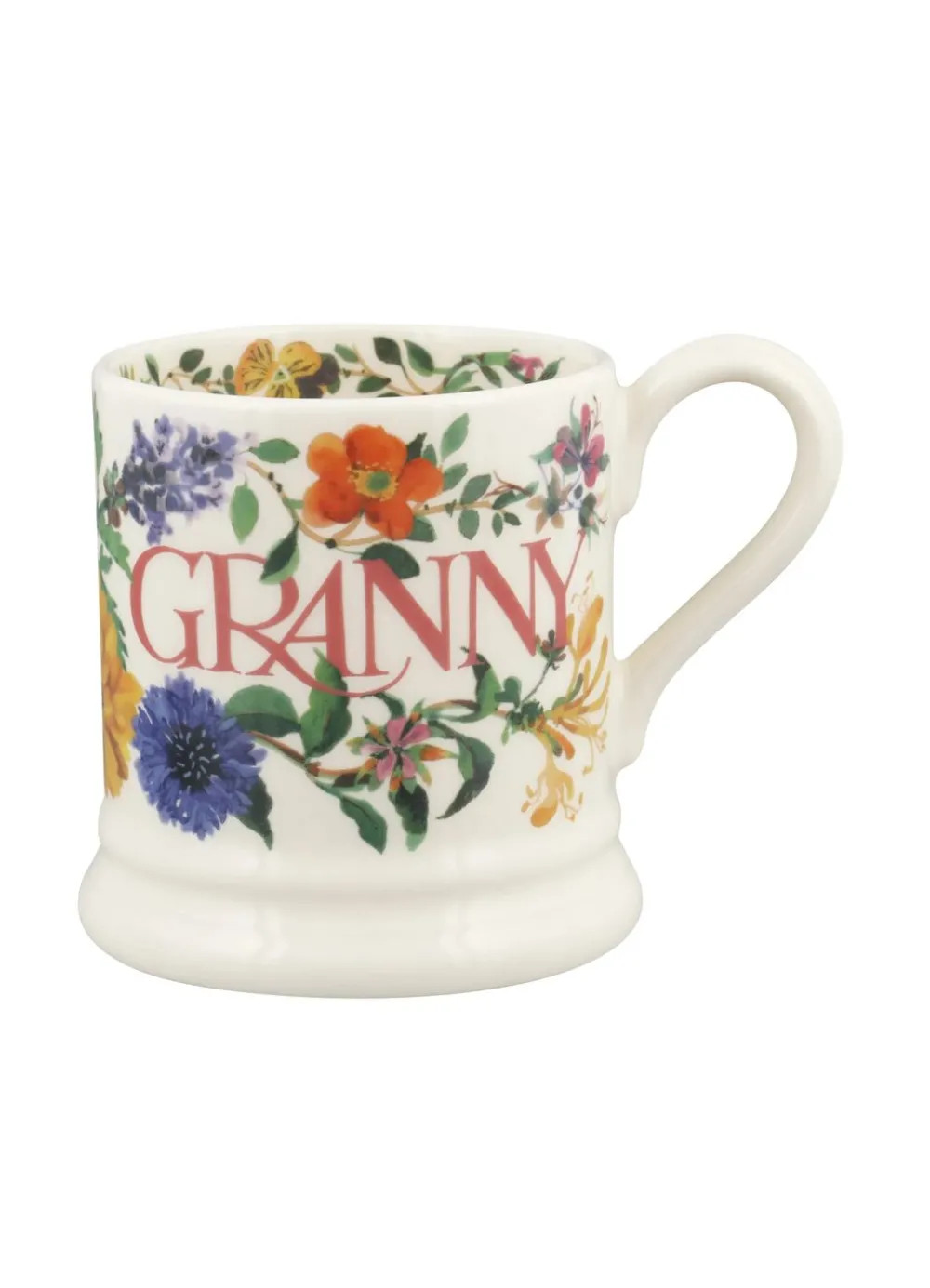 Garden Flowers Granny 1/2 Pint Mug