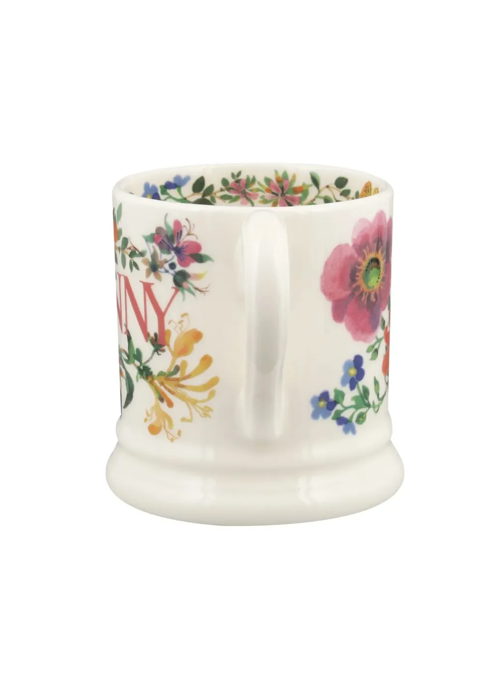 Garden Flowers Granny 1/2 Pint Mug