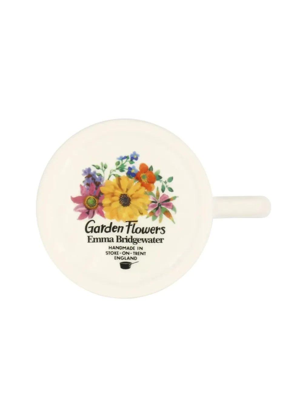 Garden Flowers Granny 1/2 Pint Mug