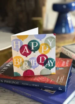 Happy Birthday Balloons Card