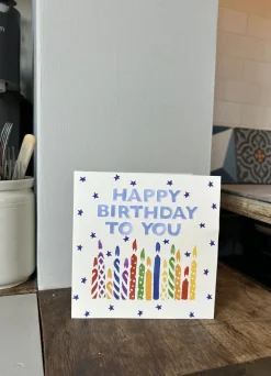 Happy Birthday Candles Card