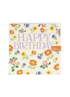 Happy Birthday Poppies & Pinks Card