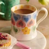 Hearts & Flowers 1/2 Pint Mug