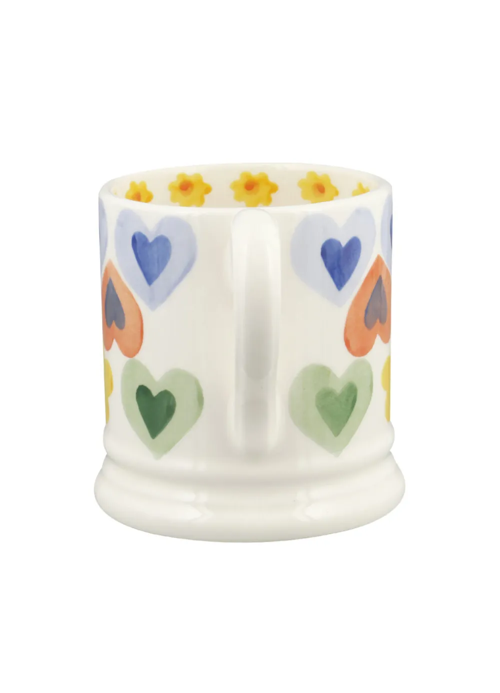 Hearts & Flowers 1/2 Pint Mug