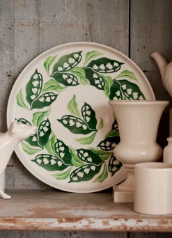 Lily Of The Valley Flat Serving Plate
