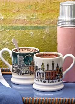London Set Of 2 1/2 Pint Mugs