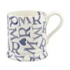 M.R Blue 1/2 Pint Mug