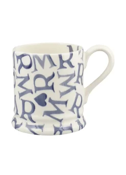 M.R Blue 1/2 Pint Mug