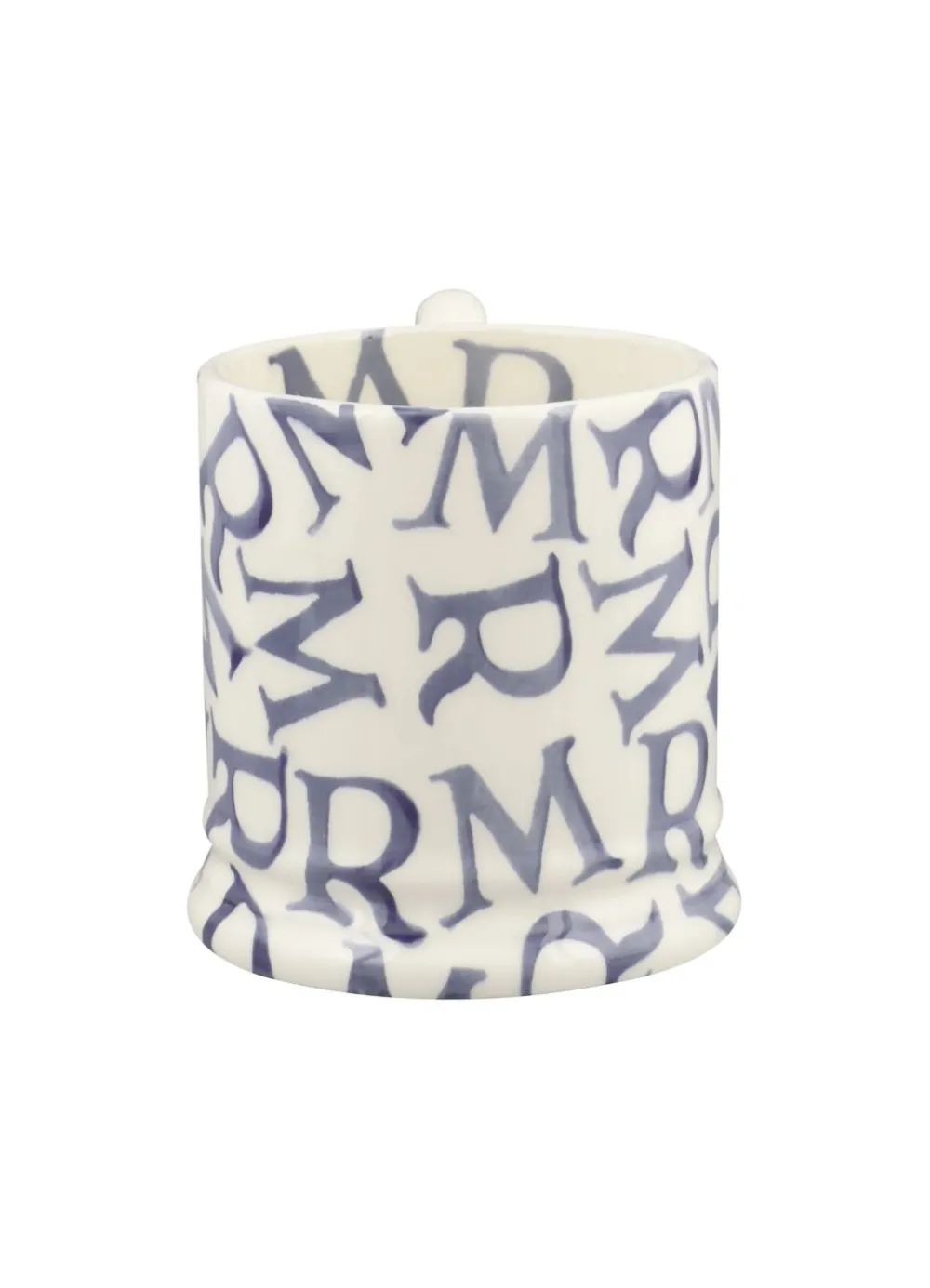 M.R Blue 1/2 Pint Mug
