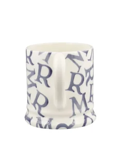 M.R Blue 1/2 Pint Mug