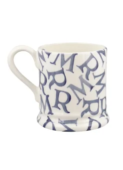M.R Blue 1/2 Pint Mug
