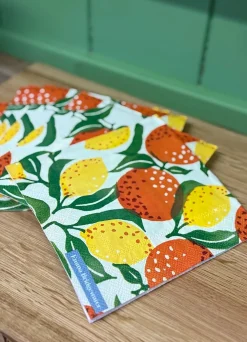 Oranges & Lemons Lunch Napkins